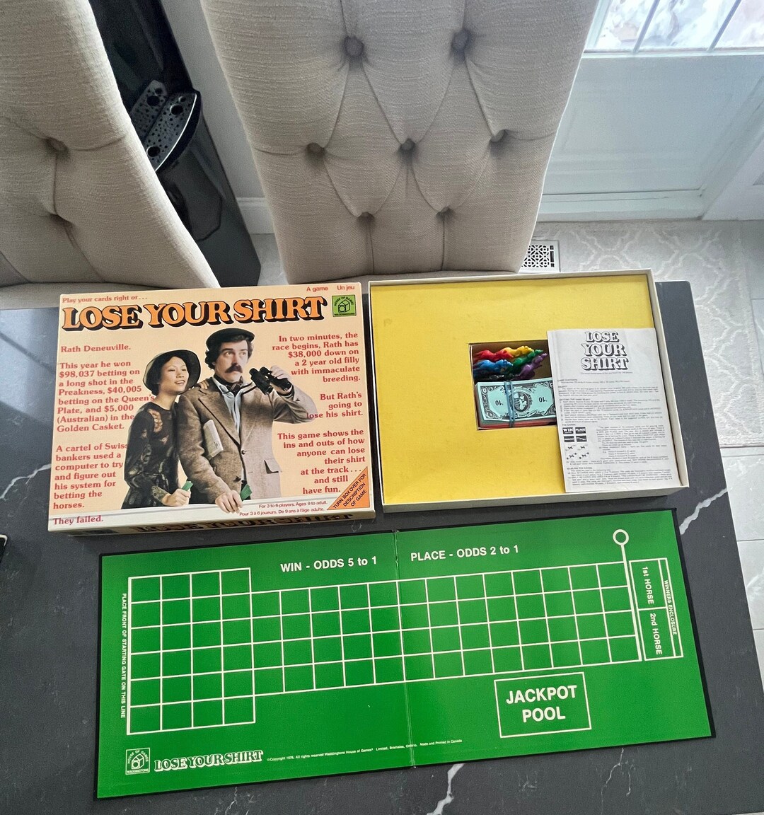 Lose Your Shirt Vintage Board Game 1976 Etsy UK