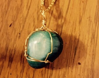 Mexican Agate Slider (Pendant)