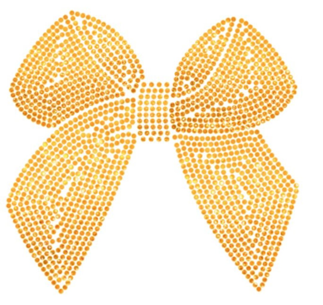 SVG Hotfix Rhinestones Bow Transfer Instant Download SVG File ...
