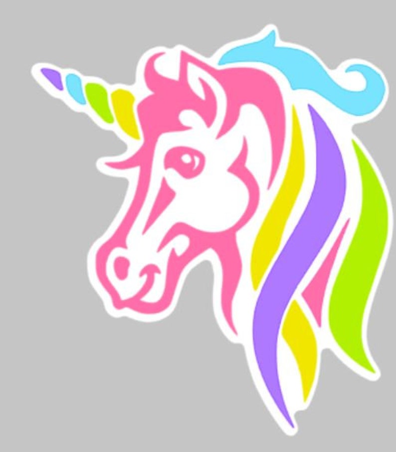 Download Craft Supplies Tools Sculpting Forming Unicorn Vinyl Svg Instant Download File Unicorn Glitter Vinyl Template