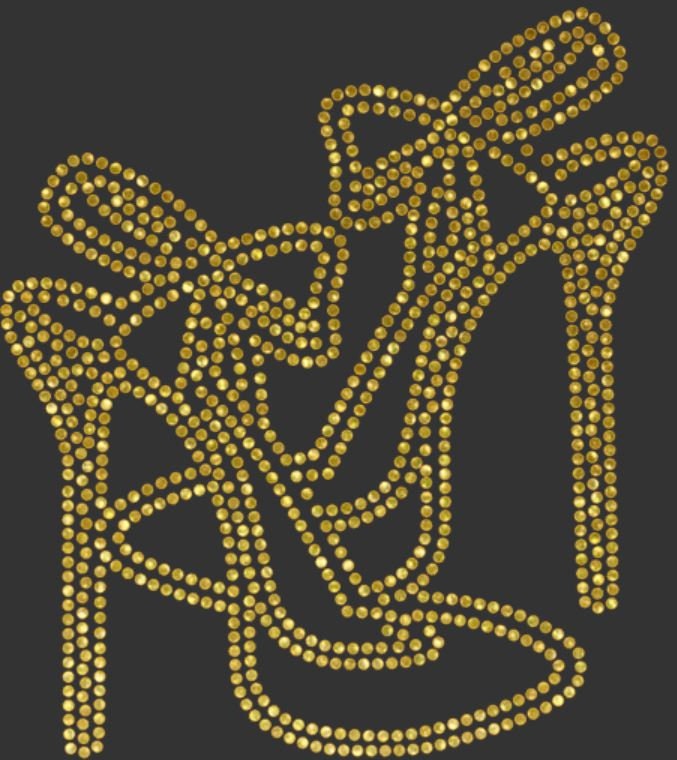 SVG Hotfix Rhinestones Heels Transfer Instant Download SVG File ...