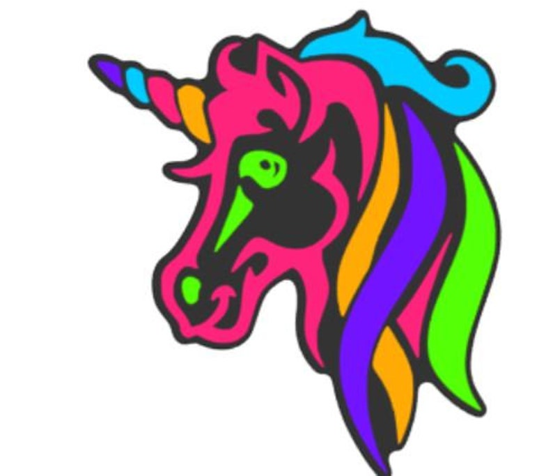 Download Craft Supplies Tools Sculpting Forming Unicorn Vinyl Svg Instant Download File Unicorn Glitter Vinyl Template