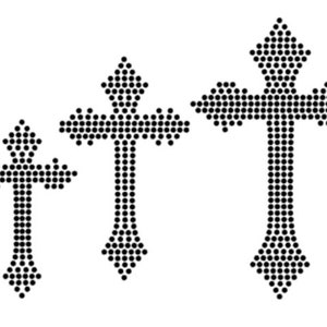SVG Hotfix Rhinestone Cross Set Transfer Instant Download SVG | Etsy