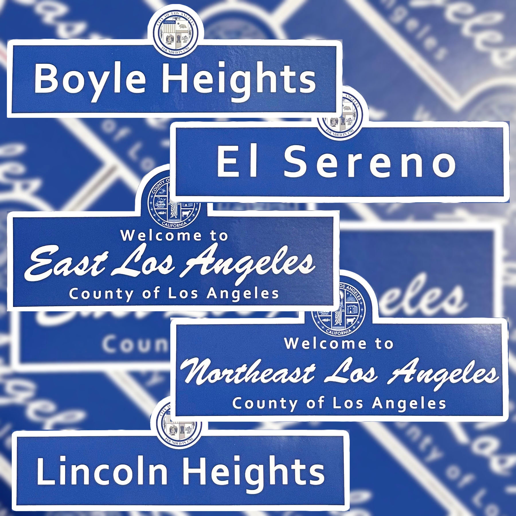 Los Angeles City Stickers: the Eastside - Etsy