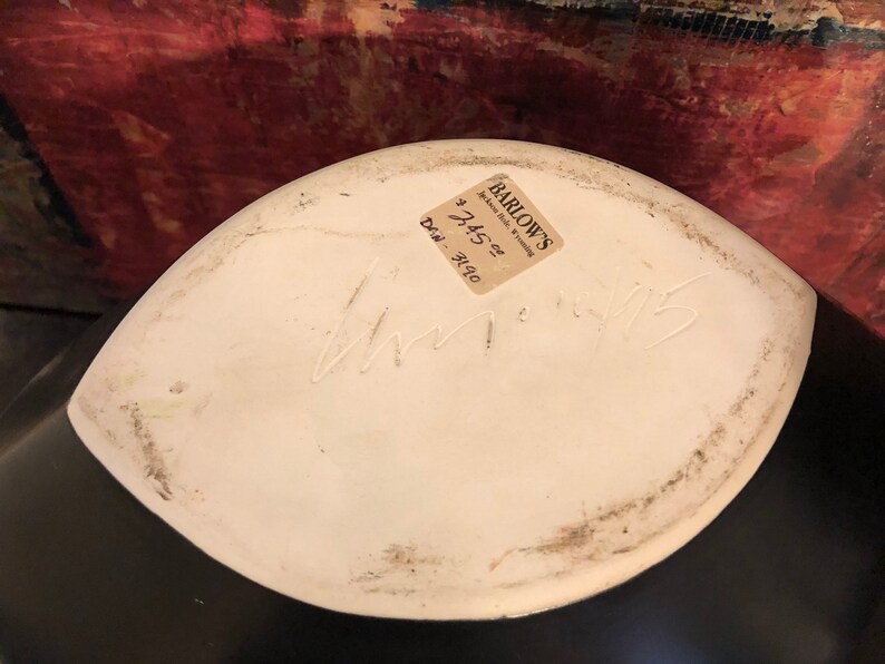 Vintage Barlow's Jackson Hole Wyoming Studio Art Pottery Etsy