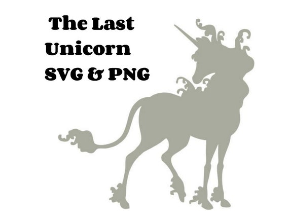 Download Free The Last Unicorn Silhouette Digital Files Etsy SVG Cut Files