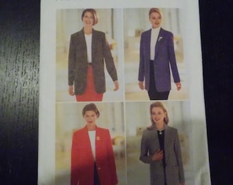 Sewing pattern Butterick 4639 Misses' jacket new uncut size 18 to 22 PLUS SIZE