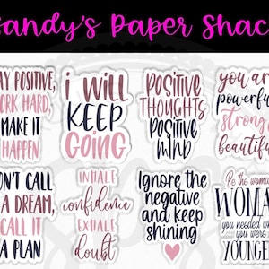 Motivation and Affirmation Stickers