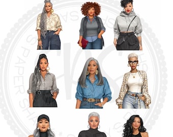 Char Sassy Divas Stickers