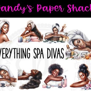 Everything Spa Divas Stickers