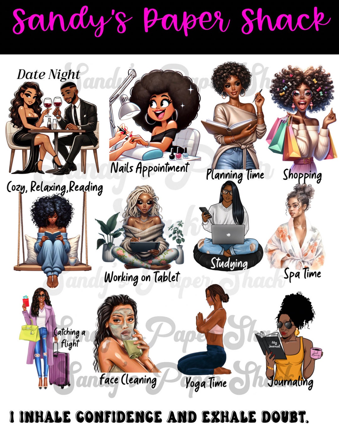 Random Everyday Setting Random Everyday Stickers - Etsy