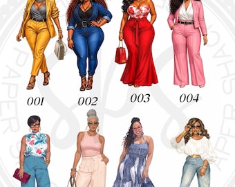 Yvette Sassy Divas, Black Girl Stickers