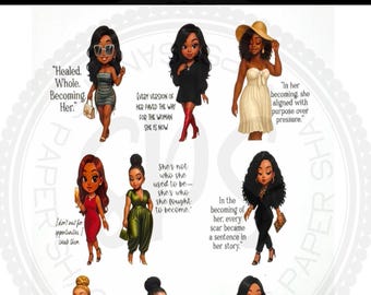 Becoming of Her II Stickers