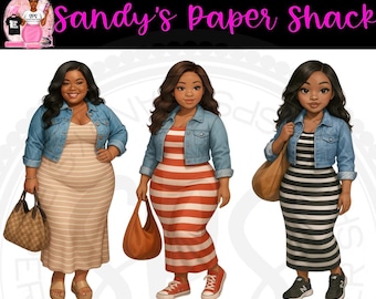 Summer Sassy Divas Stickers