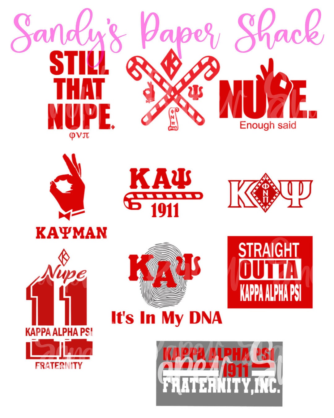 Kappa Alpha Psi SVG PNG Greek Fraternity Greek - Etsy