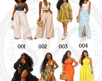 Tiana Fashion Curvy Diva Stickers