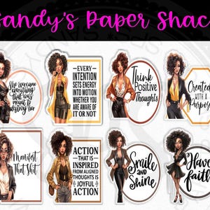 Manifesting Sassy Divas Stickers