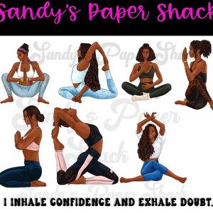 Yoga Diva Girls Stickers