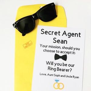 Ring Bearer Secret Agent Proposal