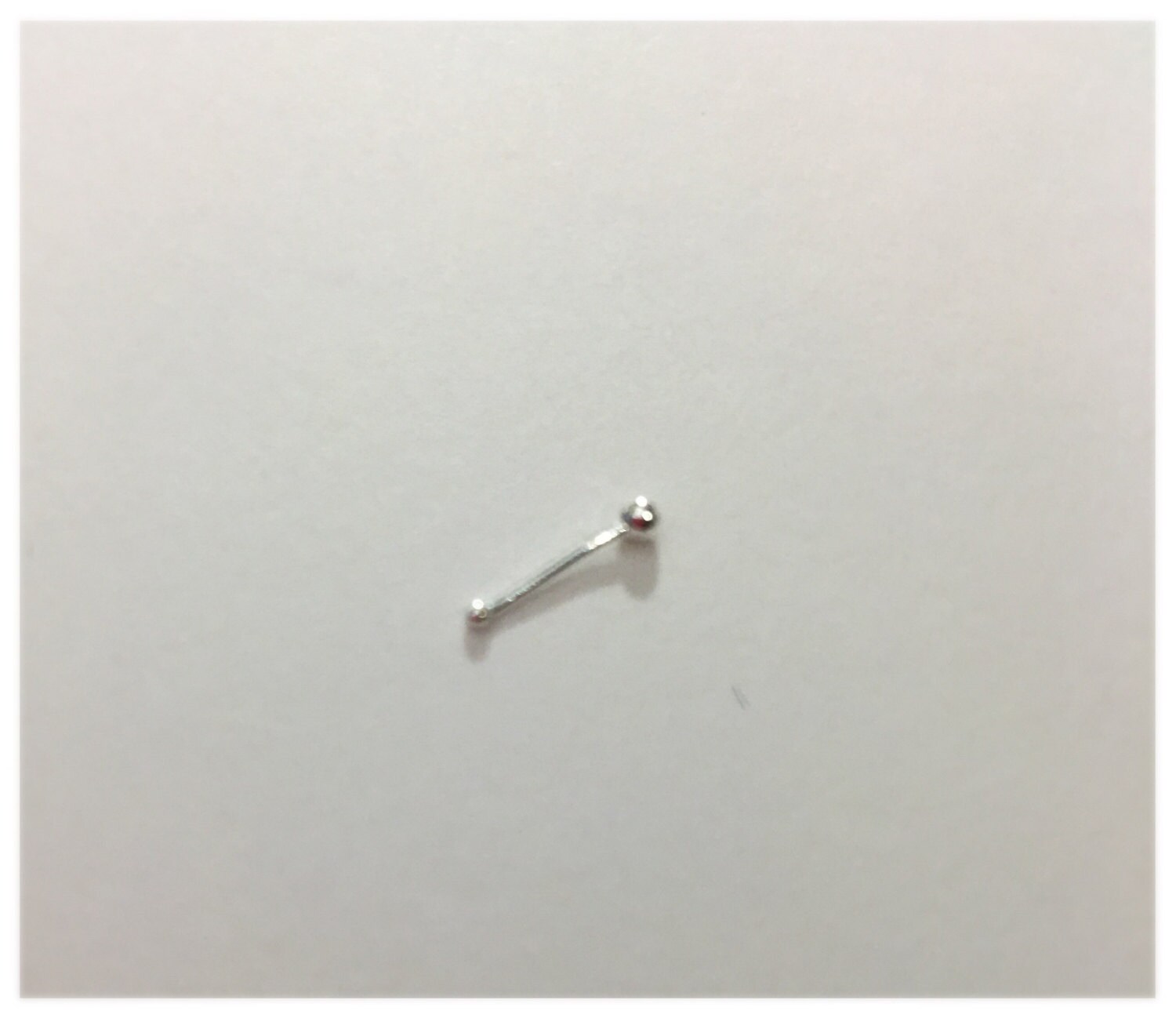 Tiny Nose Stud Nose Bone Jewelry Dainty Nose Bone 24 22 Gauge Etsy