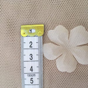 Ivory bridal fabric flowers, bridal fabric, flowers, hair pins, hair accessories, bridal accessories, wedding accessories P0038 image 6