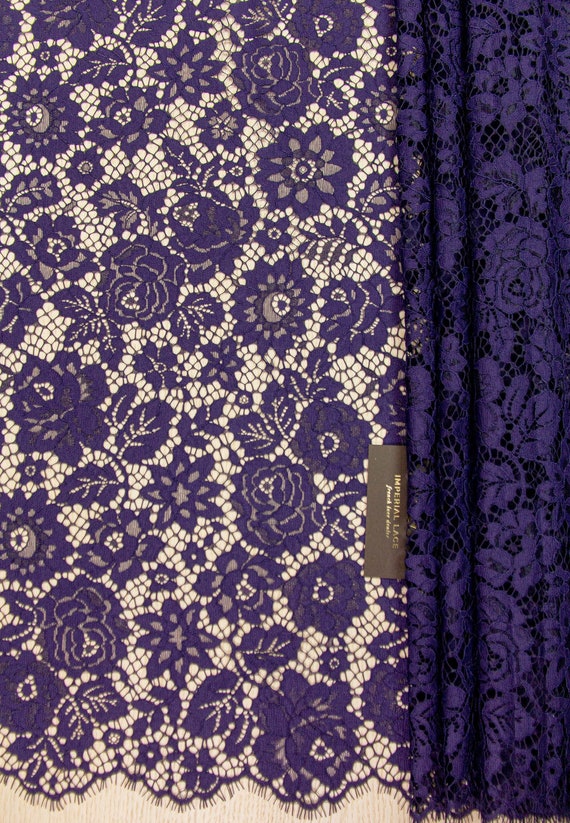 Purple lace by the yard discount