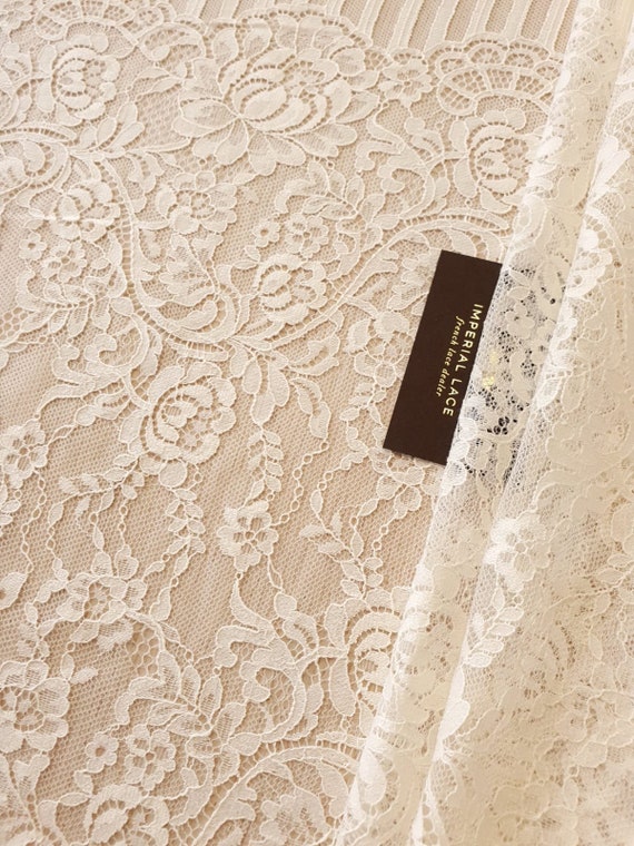 Ecru on sale lace fabric