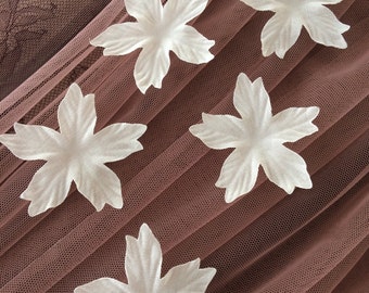 Ivory bridal fabric flowers, bridal fabric, flowers, hair pins, hair accessories, bridal accessories, wedding accessories