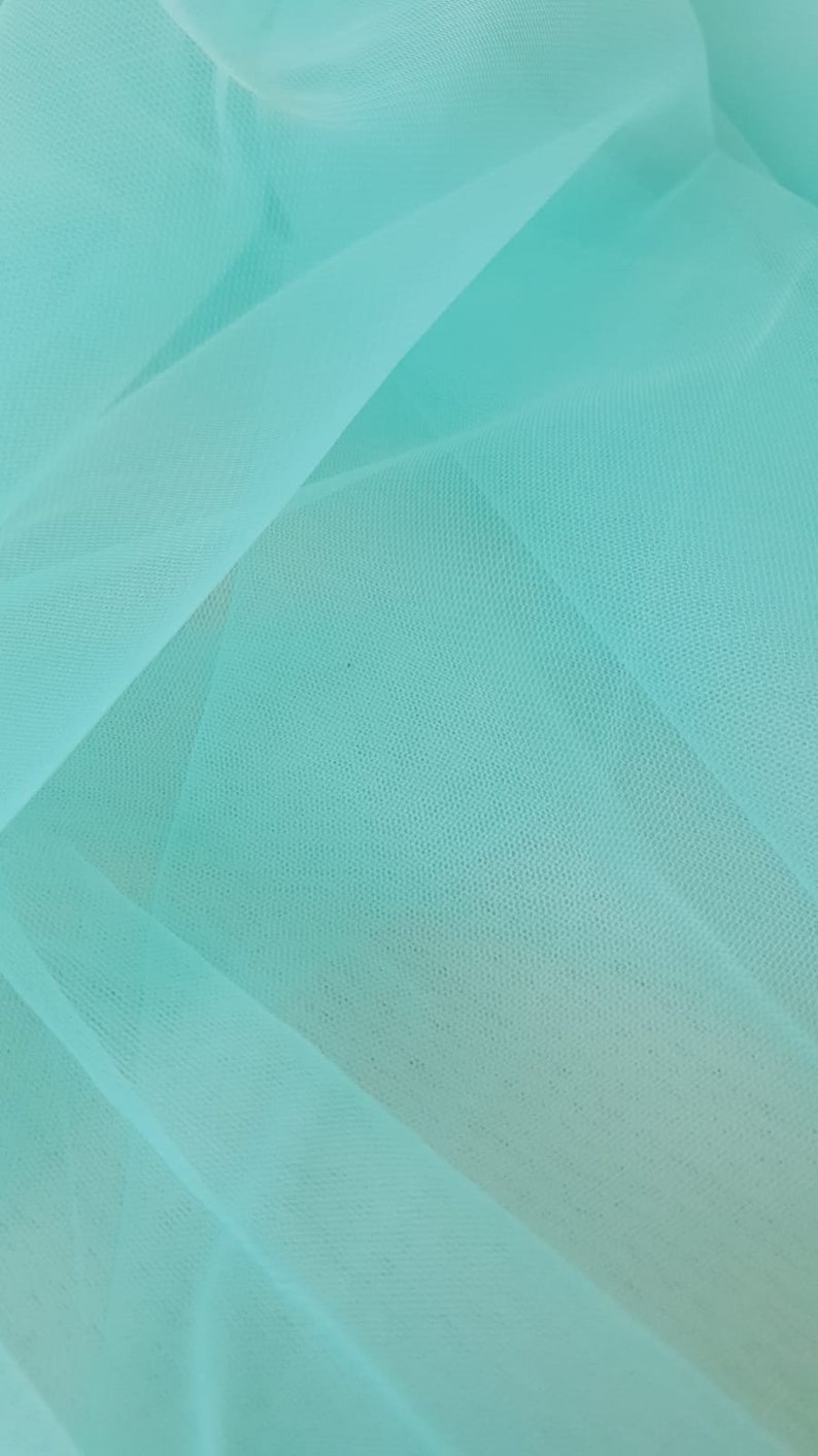 Tiffany green tulle fabric Green tulle Tulle fabric Tiffany | Etsy