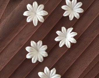 Ivory bridal fabric flowers, bridal fabric, flowers, hair pins, hair accessories, bridal accessories, wedding accessories K2_3