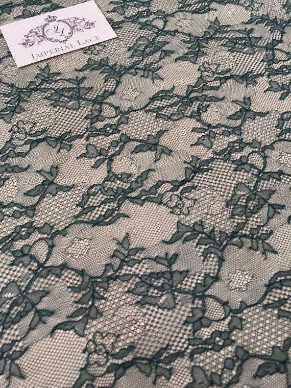 teal green lace