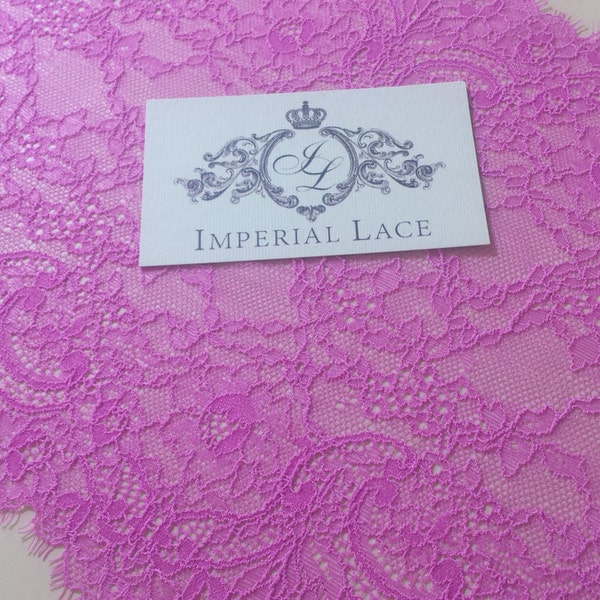 Lilac trim with elastane, Lingerie Lace, French Lace, Chantilly Lace, Lace fabric, Wedding Lace, Garter lace, Evening dress, Lace, MK00061