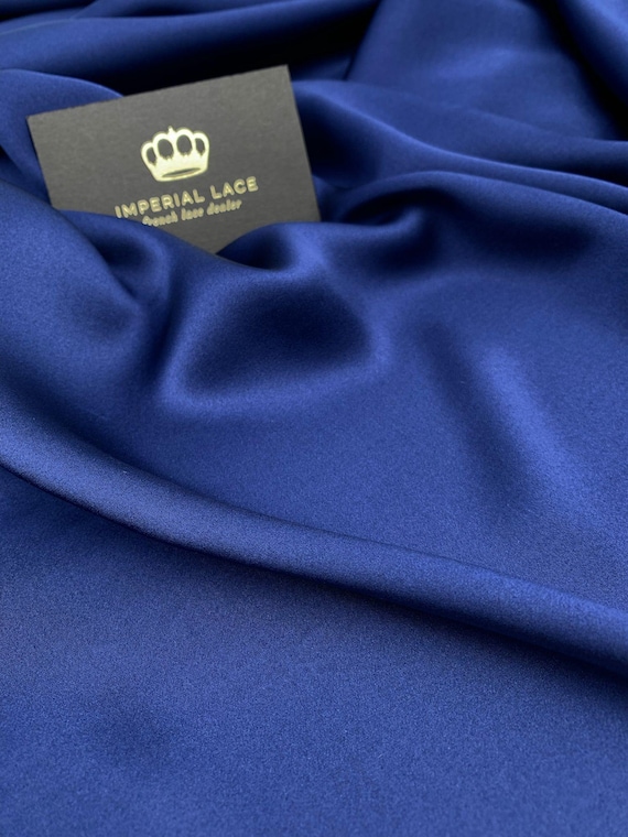 navy blue material for dresses Navy Blue 100% Silk Satin Fabric, Silk Fabric, Italian Silk, Blue Silk  Fabric, Premium Satin, Gown Silk Fabric, Bridal Silk Fabric, Z00968