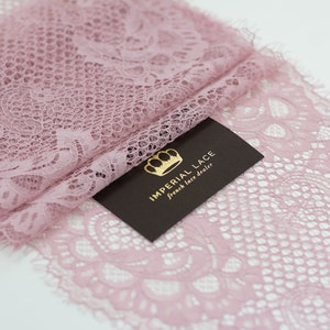 Altrosa Spitzenborte, Spitzenstoff, Chantilly-Spitze, Französische Spitze, Ausgebogten Spitze, Eye-Lash-Spitze, Blumenspitze, Elastische Spitze, Schleier-Spitze, MK00540