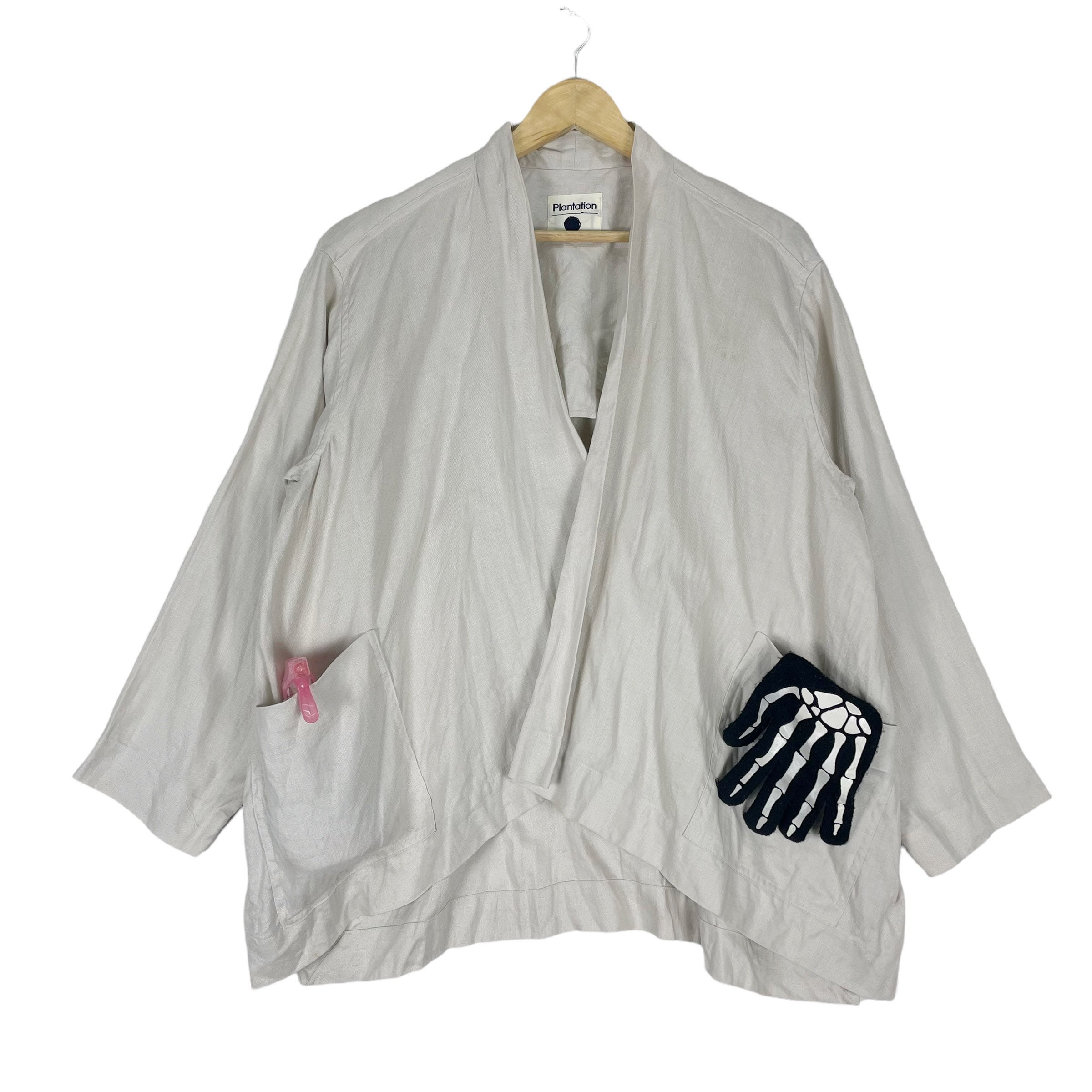 Vintage 90s Plantation Issey Miyake Cardigan Jacket Fashion 