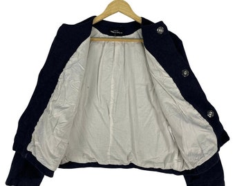 Comme Des Garcons Tricot Wool Cropped Jacket - Japanese Designer