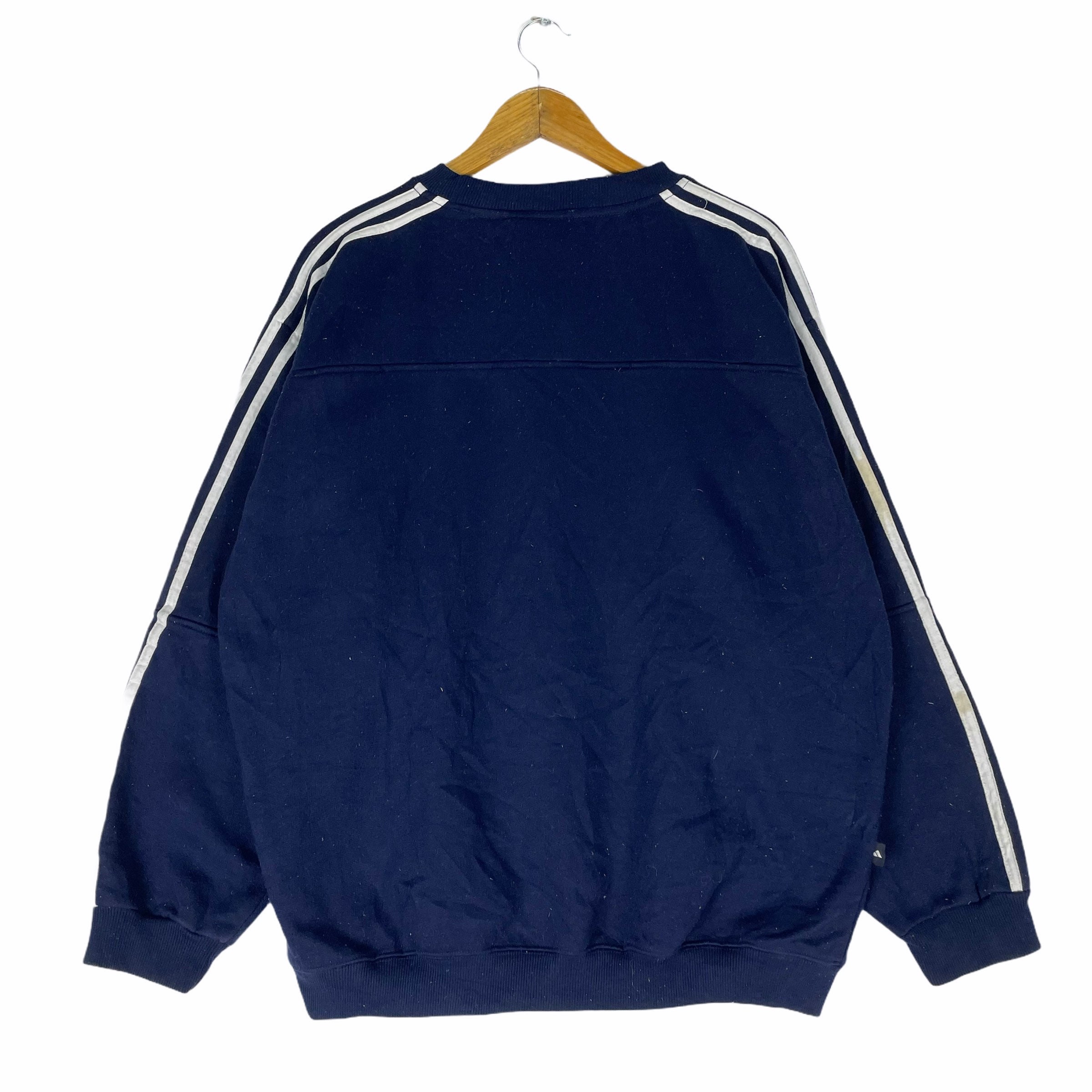 Vintage 90s Adidas Equipment Sweatshirt Navy Blue Colour - Etsy