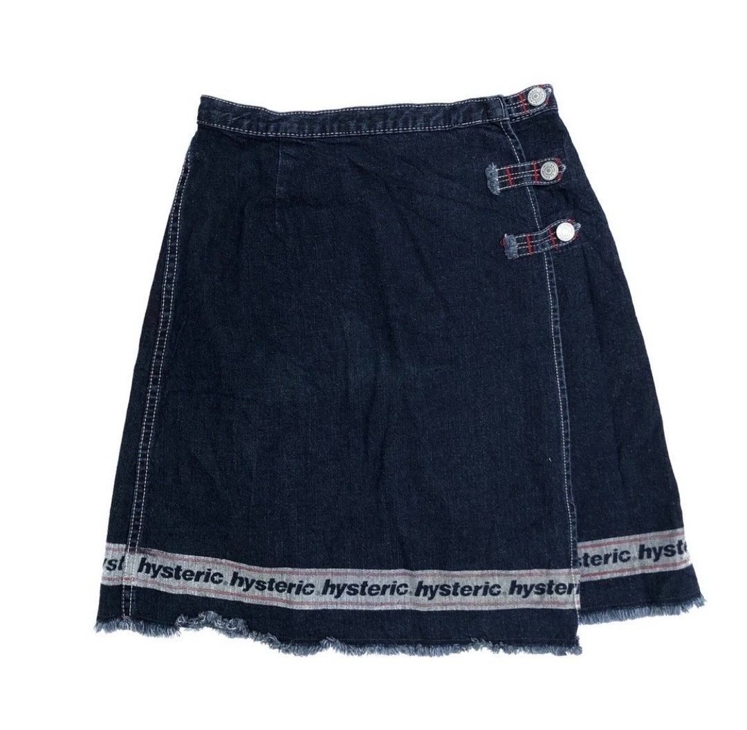 [即日発送] HYSTERIC GLAMOUR DENIM SKIRT Hysteric Glamour Graphic Denim Skirt – Source of Sweet
