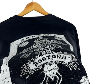Vintage 90s Dogtown Hoodie Dogtown Sweatshirt Dogtown