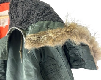 I Spiewak and Sons Fur Attach Hoodie Type N 2B Flyer Bomber I Spiewak and Sons Fur Attach Hoodie Type N 2B Flyer Bomber