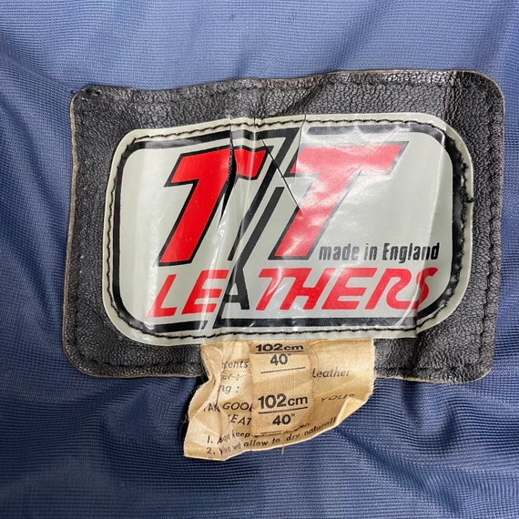 Vintage 90s TT Leather England Bikers Leather Jacket Black Colour