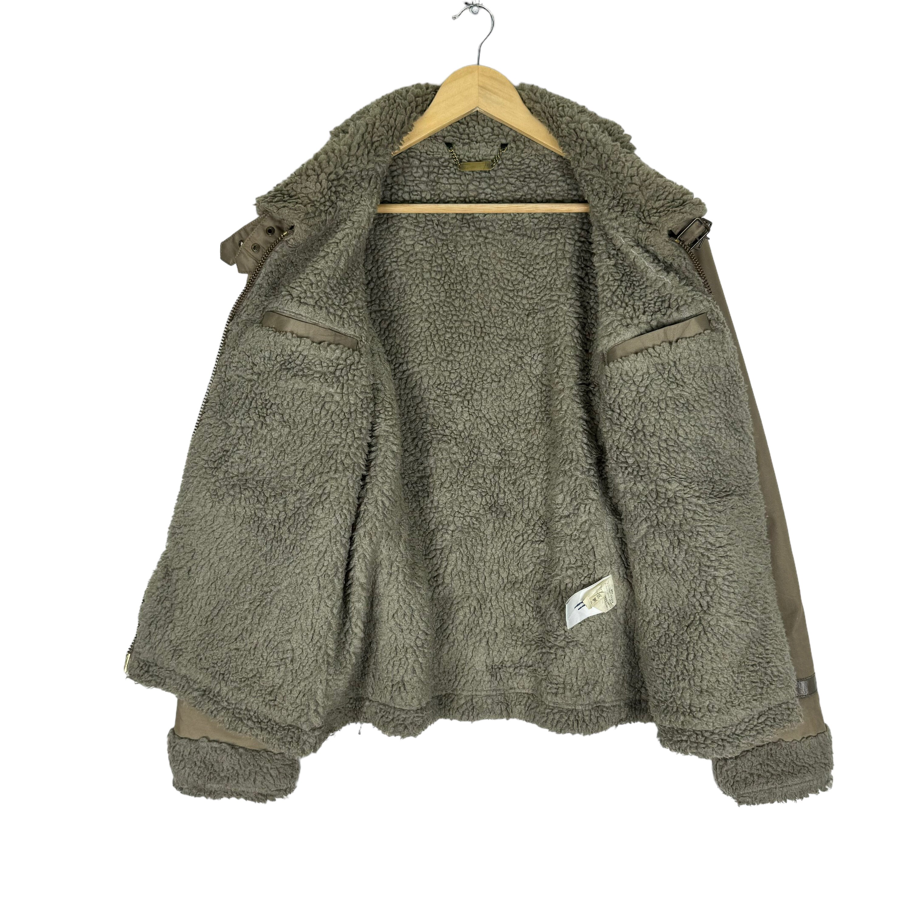 Monkey Time by United Arrows Japan B3 Sherpa Leather Parts