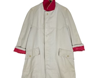 希少なヴィンテージブランド アクアスキュータム トレンチコート 1990