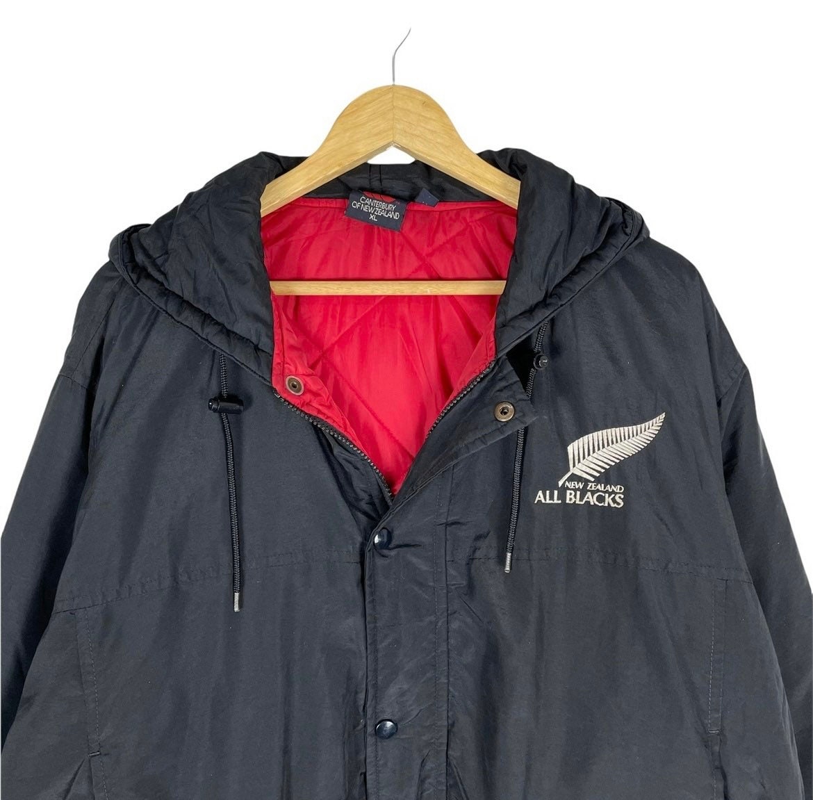 Canterbury of New Zealand Fleece Jacket: Embroidered Logo, Black