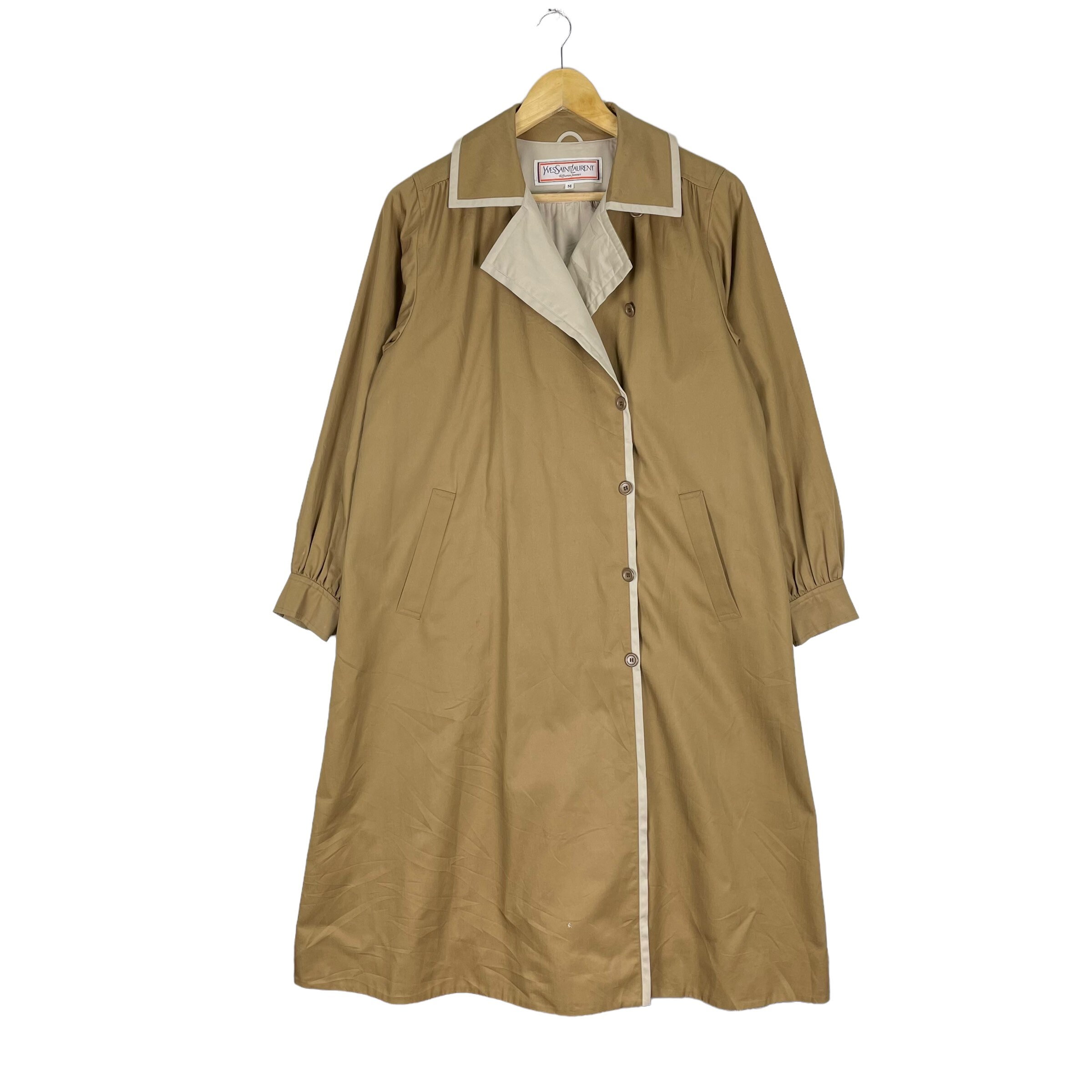 90s Yves Saint Laurent チェック柄 コート VINTAGE