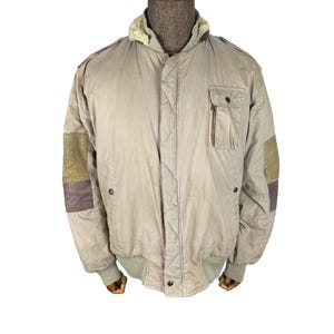 80s Cp Company AW1982 Dutch Policeman Bomber Jacket Brown Colour Massimo Osti Size Medium