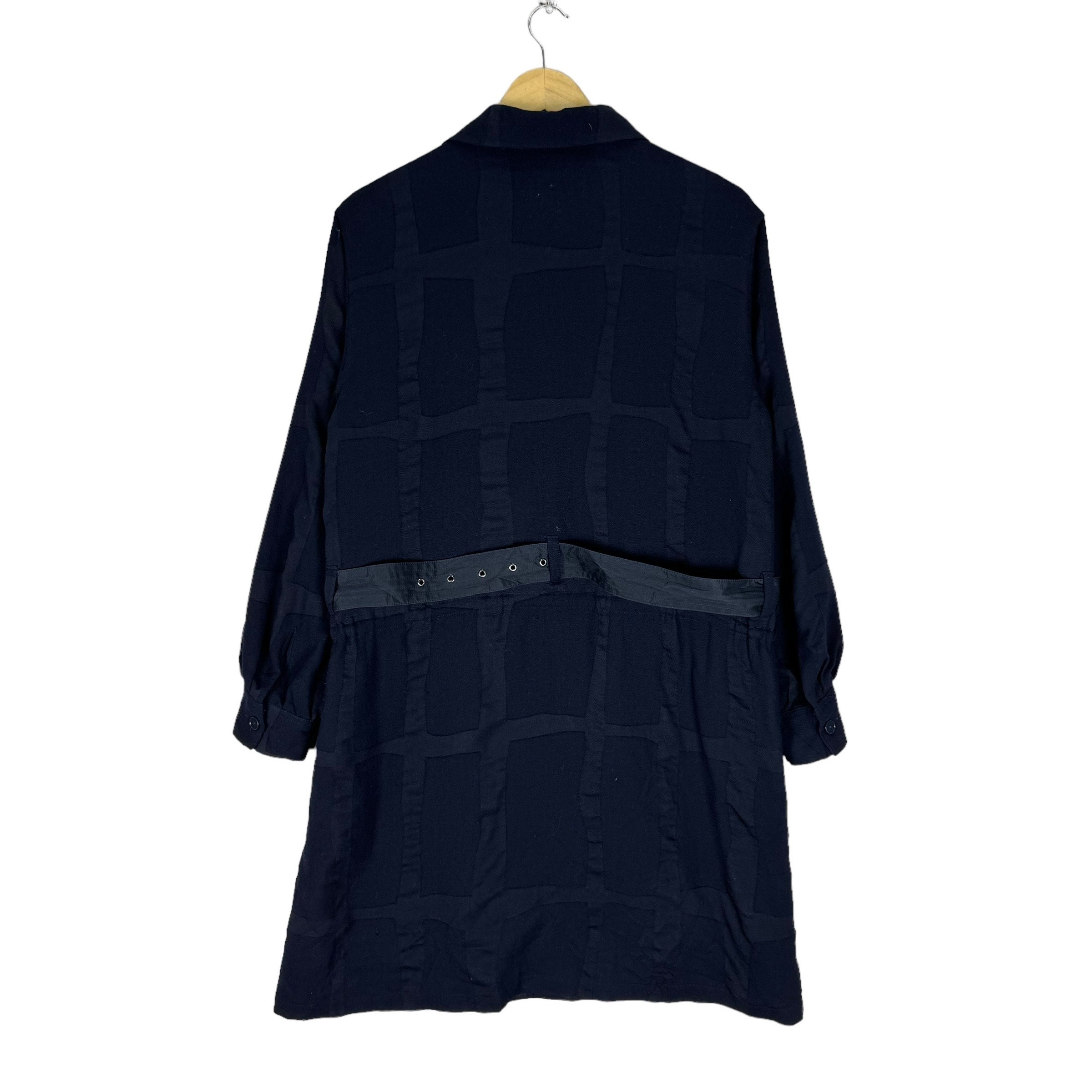 Vintage 80s Yohji Yamamoto Striped Wool Jacket - Y's Japan