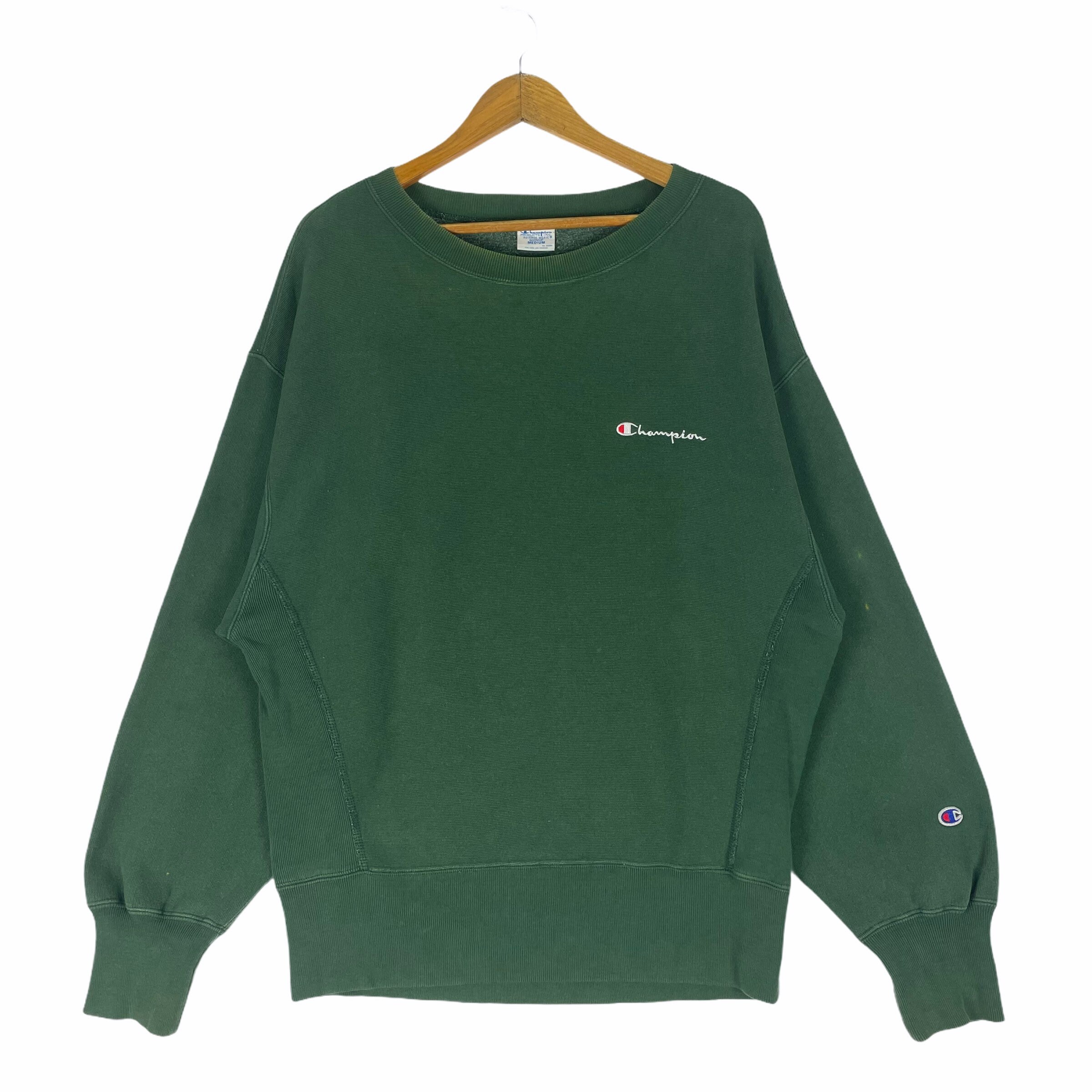Ronhermam × Champion　スウェット Vintage 80s Champion Warmup Sweatshirt Reverse Waeve Green