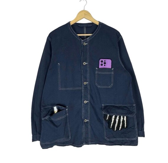 Nigel Cabourn Ultility Multi Pocket Button Jacket… - image 3