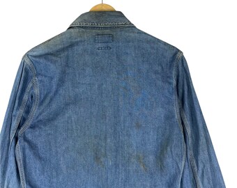 anuke 25SS Denim Work Jacket ブルー 38 レディース